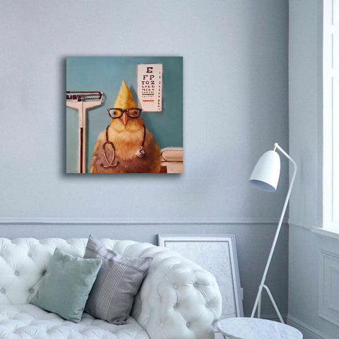 Image of 'Featherologist' by Lucia Heffernan, Canvas Wall Art,37x37