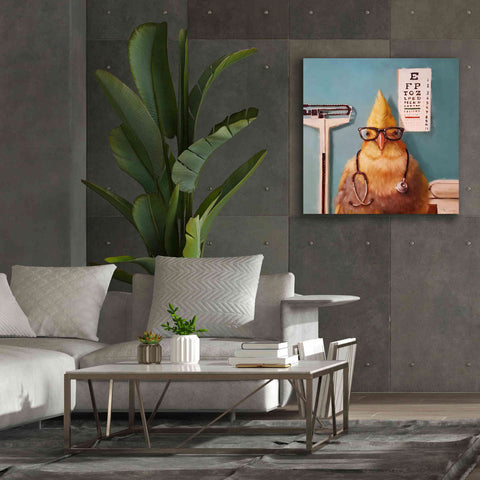 Image of 'Featherologist' by Lucia Heffernan, Canvas Wall Art,37x37