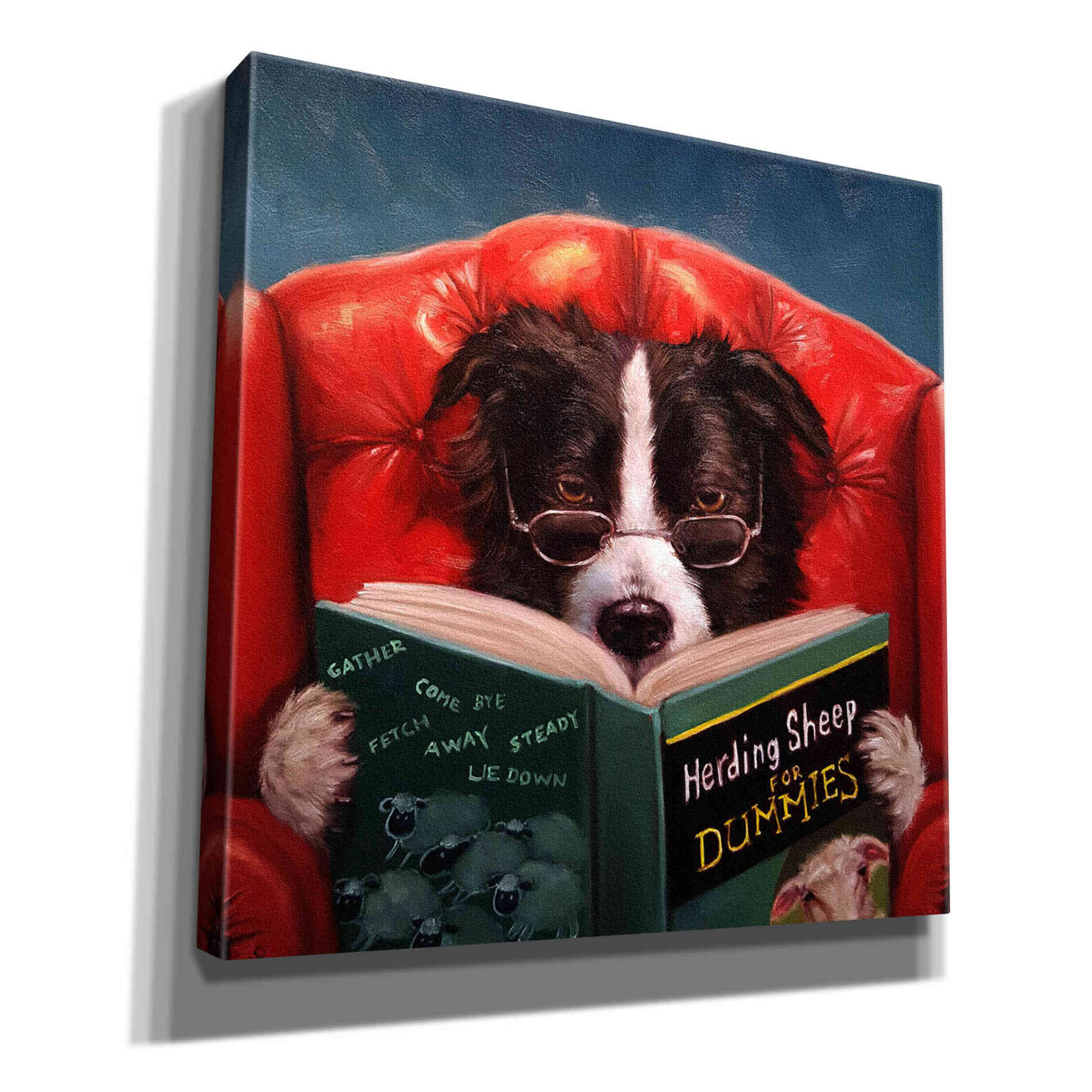 'Herding Sheep' by Lucia Heffernan, Canvas Wall Art