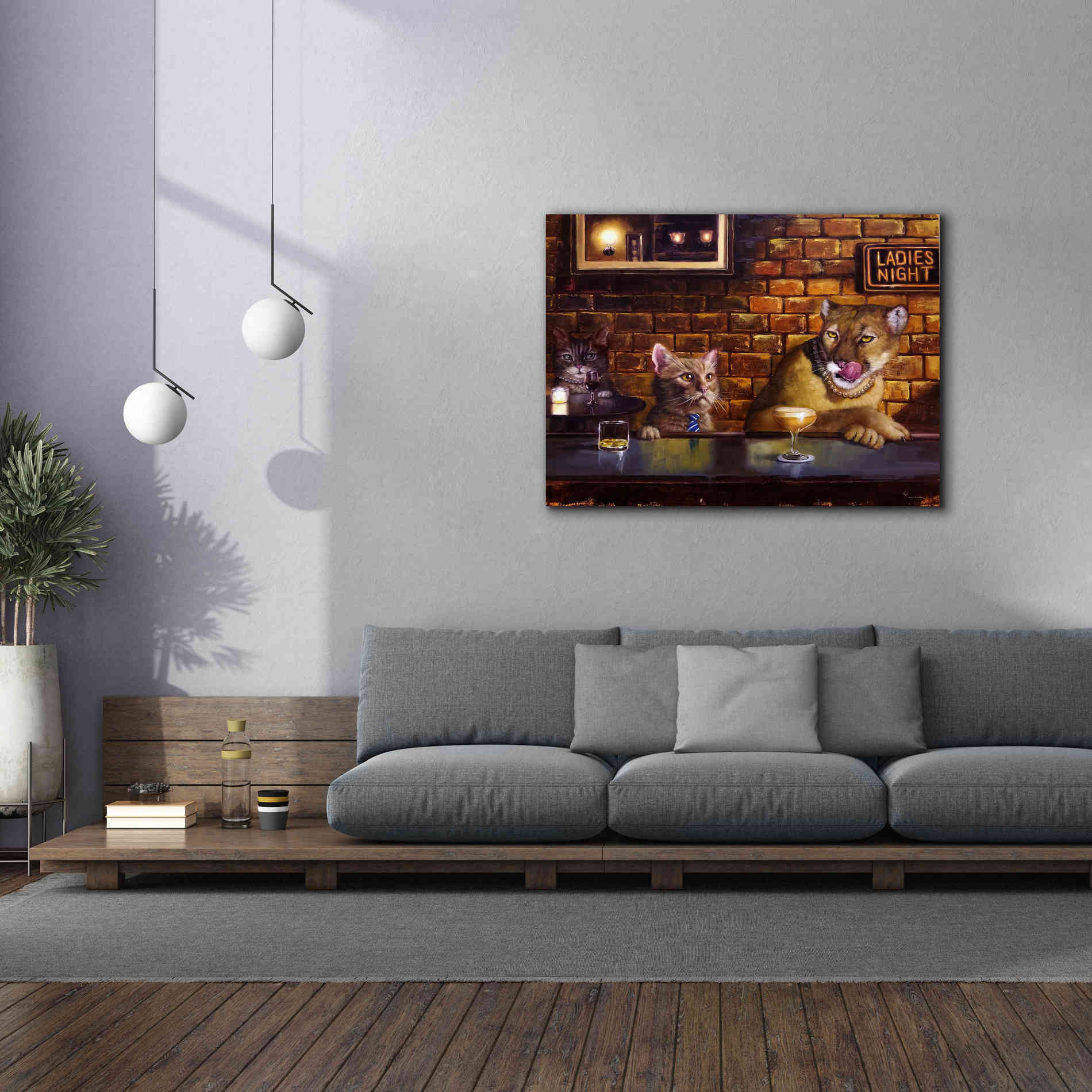 'On the Prowl' by Lucia Heffernan, Canvas Wall Art,54x40