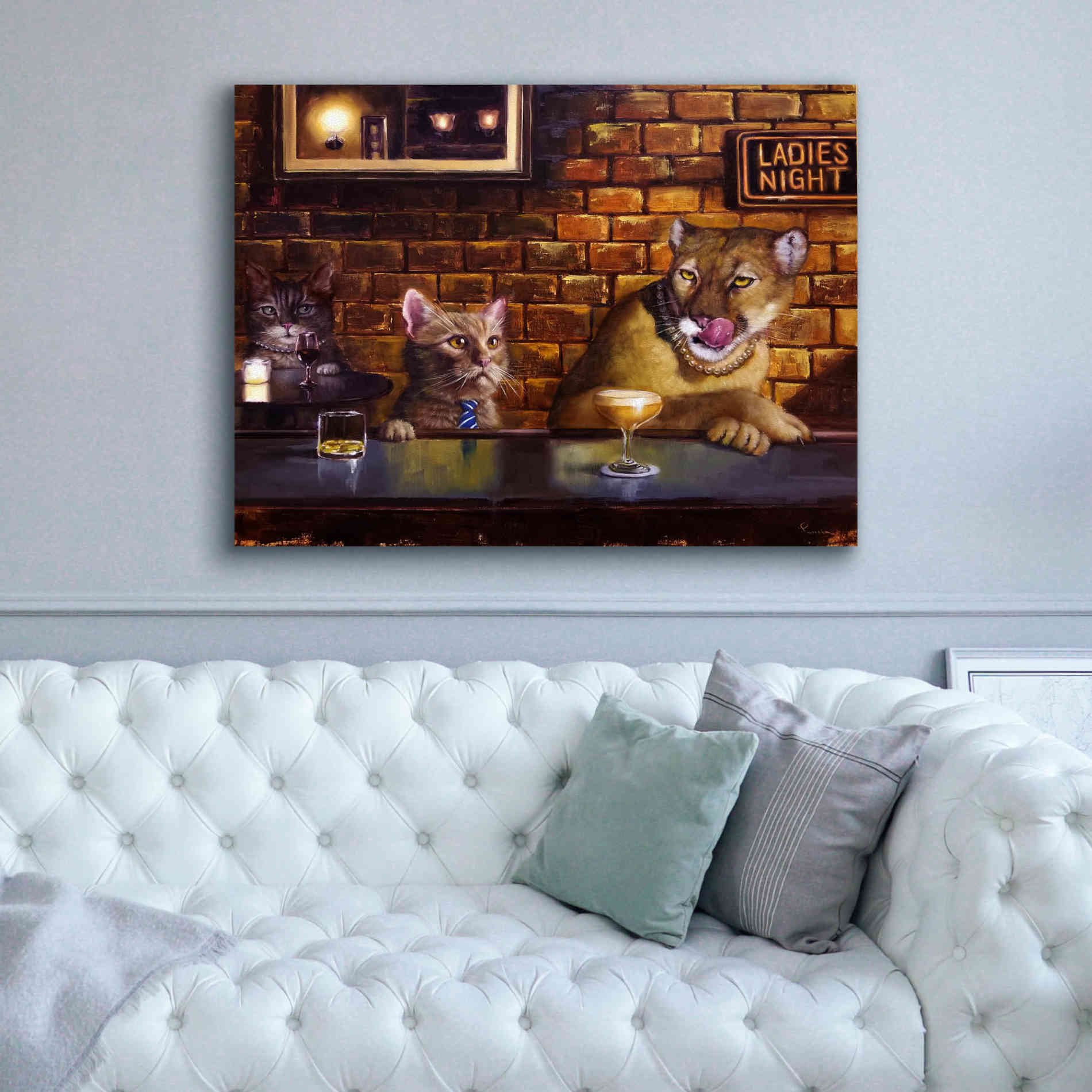 'On the Prowl' by Lucia Heffernan, Canvas Wall Art,54x40