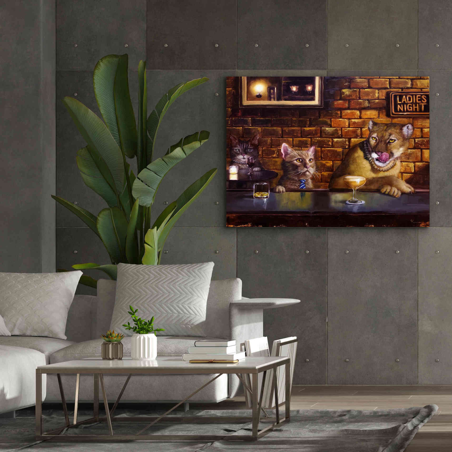 'On the Prowl' by Lucia Heffernan, Canvas Wall Art,54x40