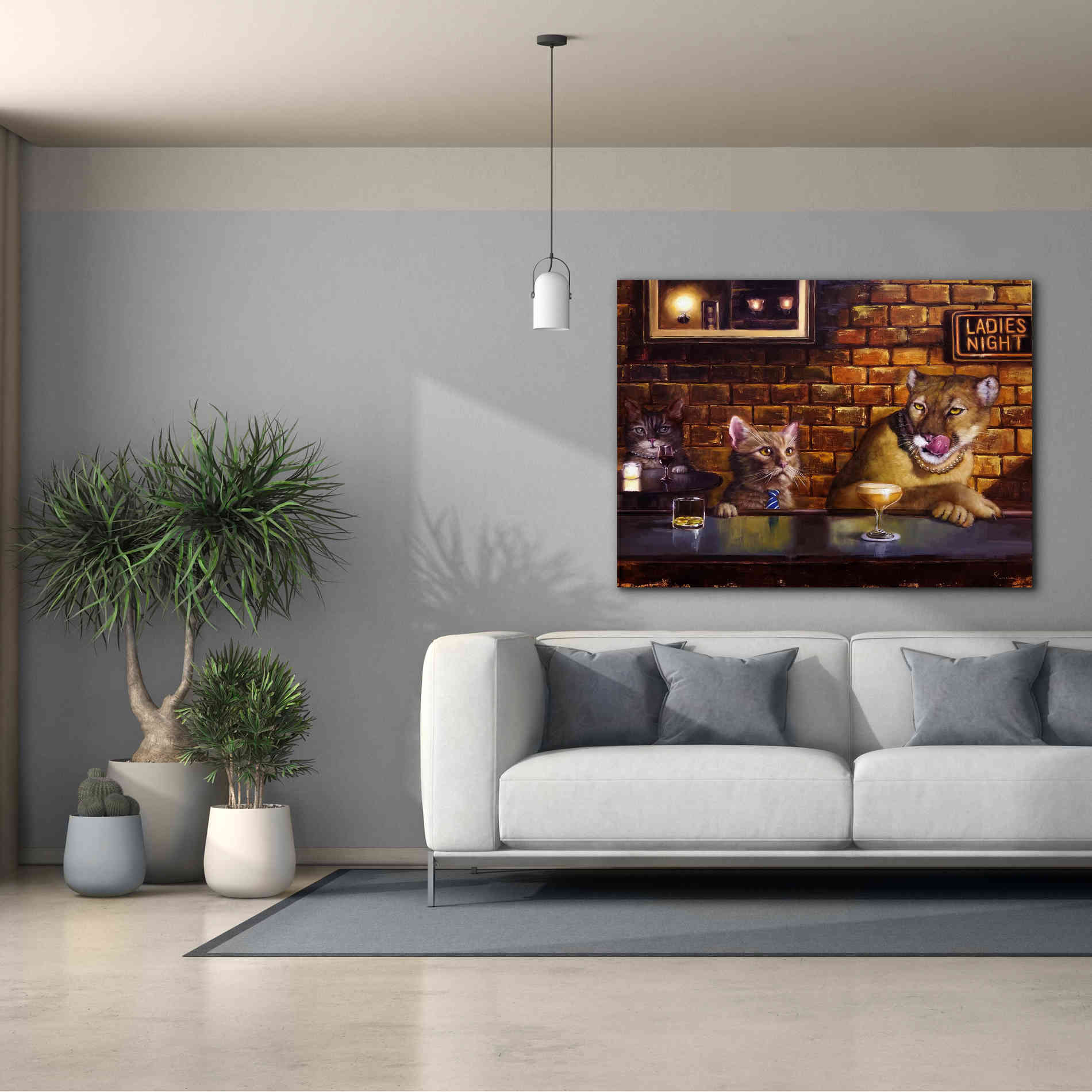 'On the Prowl' by Lucia Heffernan, Canvas Wall Art,54x40