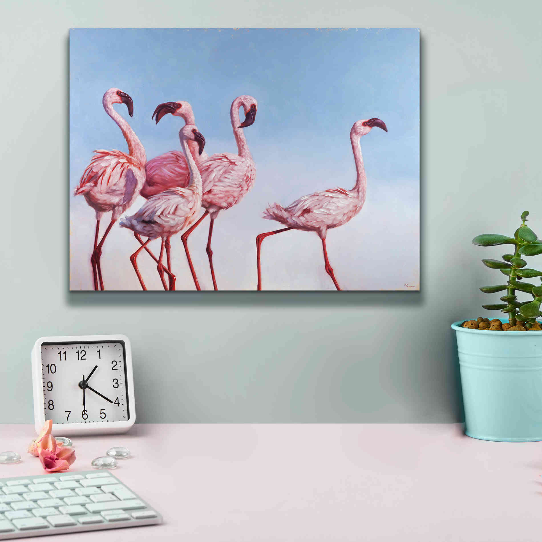 'Pink Ladies' by Lucia Heffernan, Canvas Wall Art,16x12