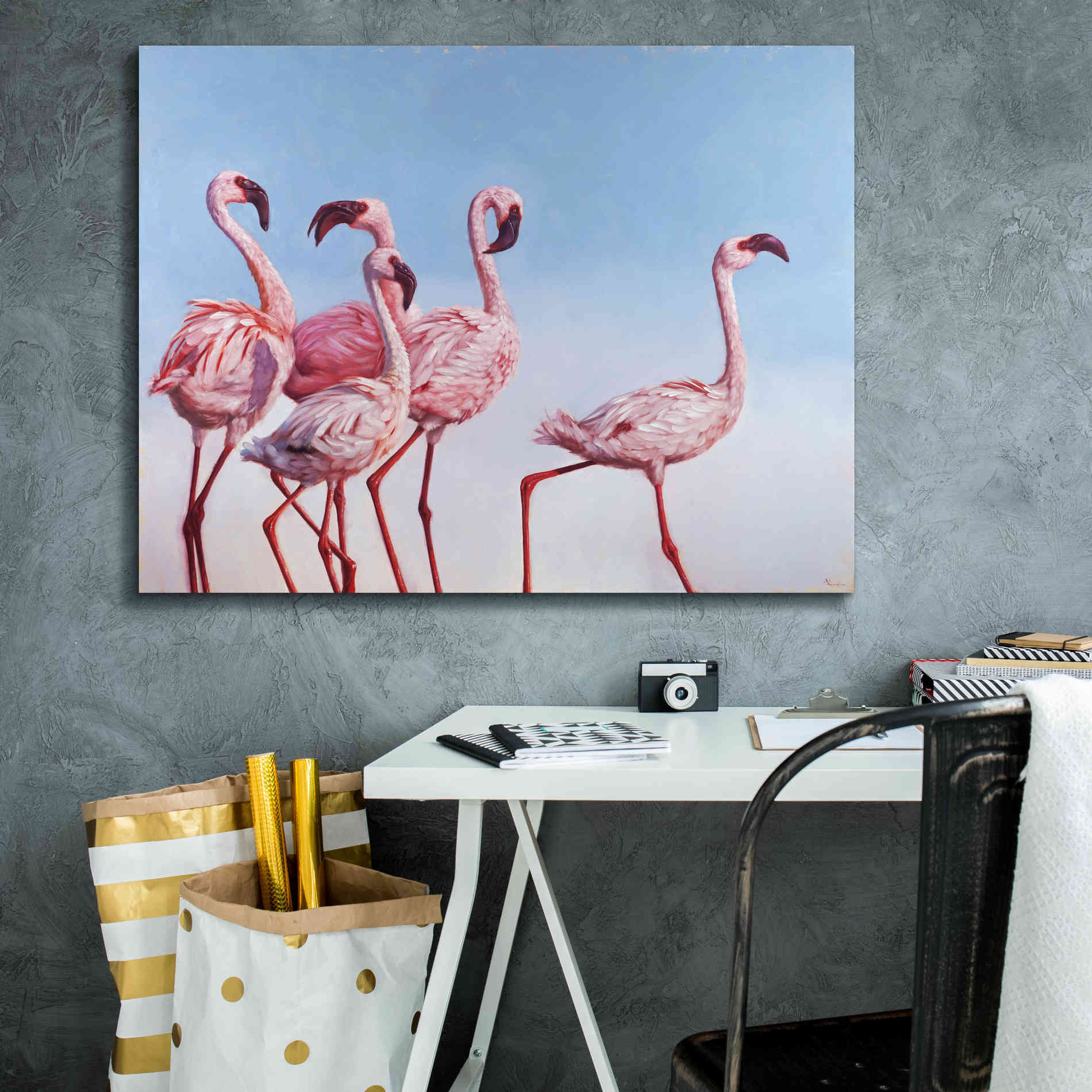 'Pink Ladies' by Lucia Heffernan, Canvas Wall Art,34x26