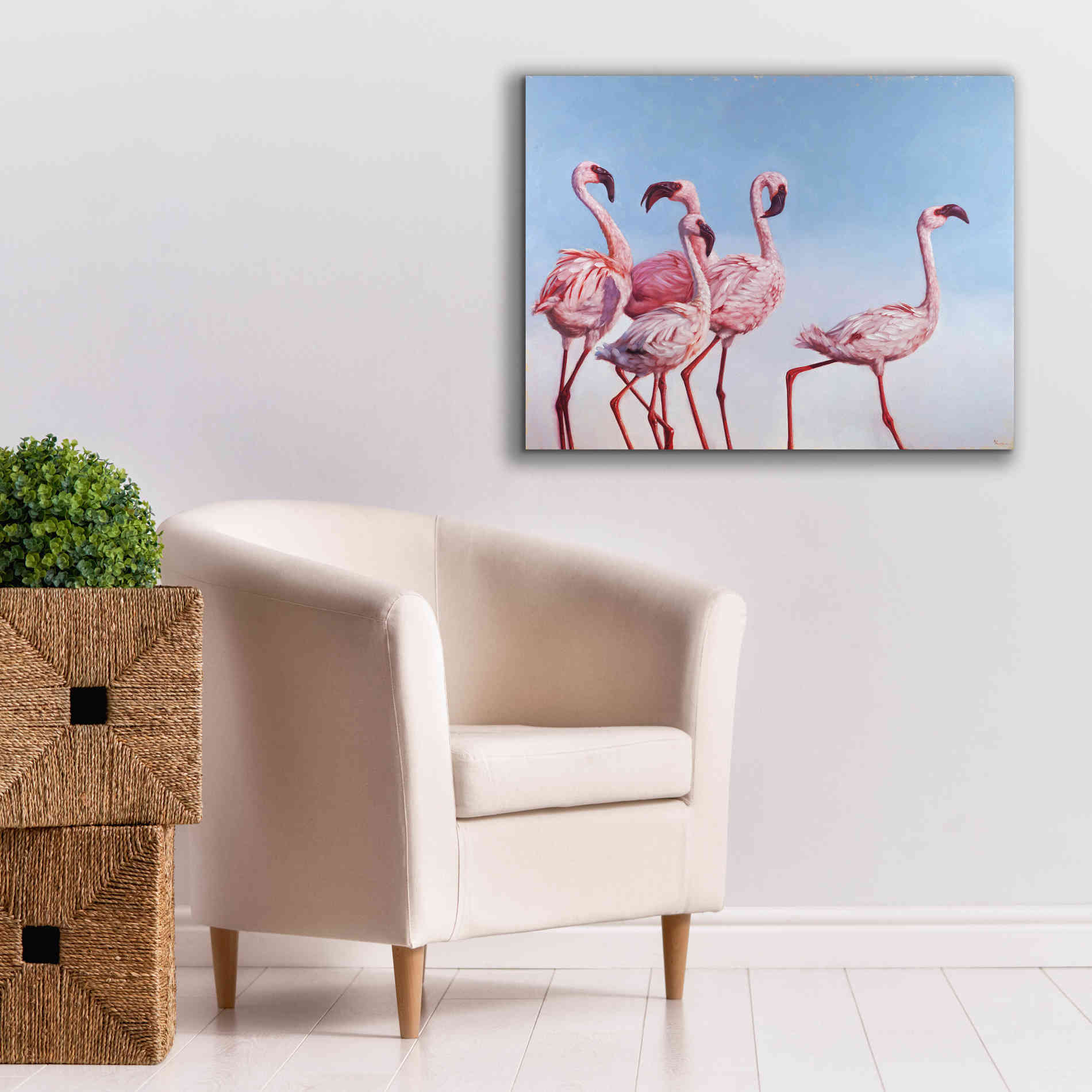 'Pink Ladies' by Lucia Heffernan, Canvas Wall Art,34x26