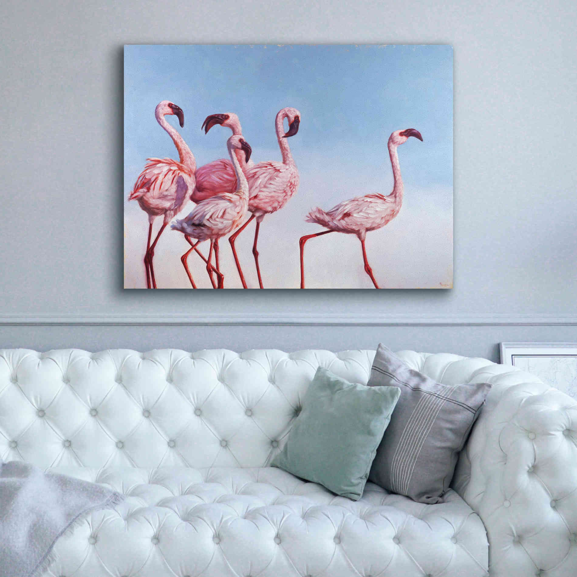 'Pink Ladies' by Lucia Heffernan, Canvas Wall Art,54x40