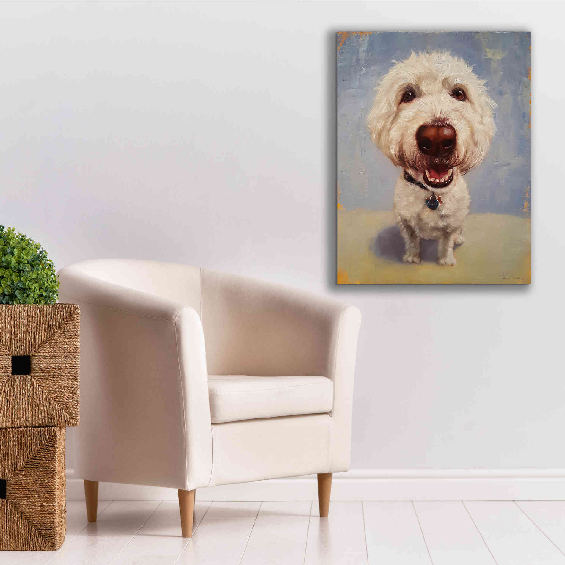 'Molly' by Lucia Heffernan, Canvas Wall Art,26x34