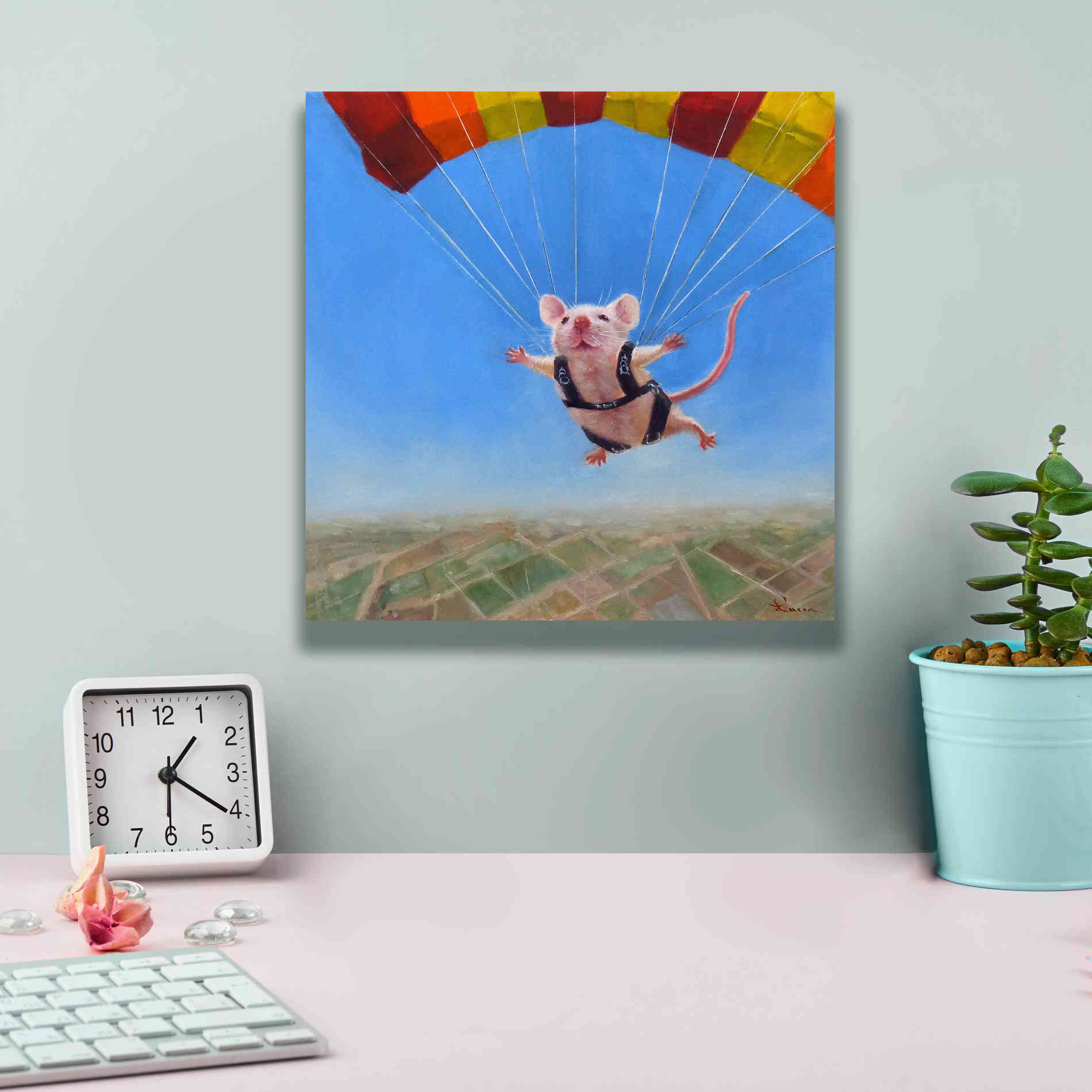 'Geronimo' by Lucia Heffernan, Canvas Wall Art,12x12