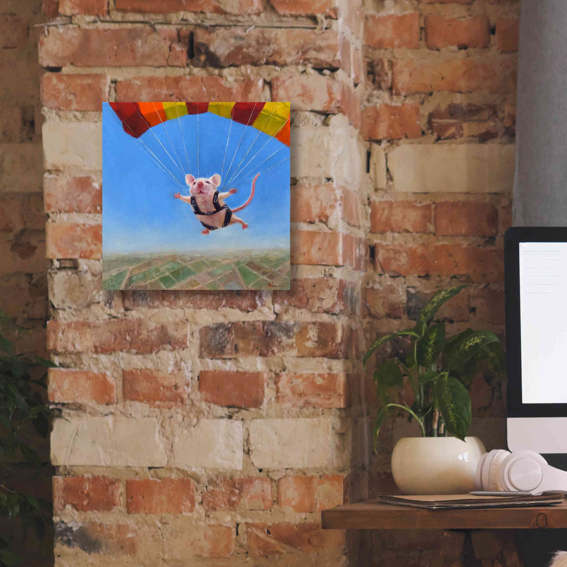 'Geronimo' by Lucia Heffernan, Canvas Wall Art,12x12