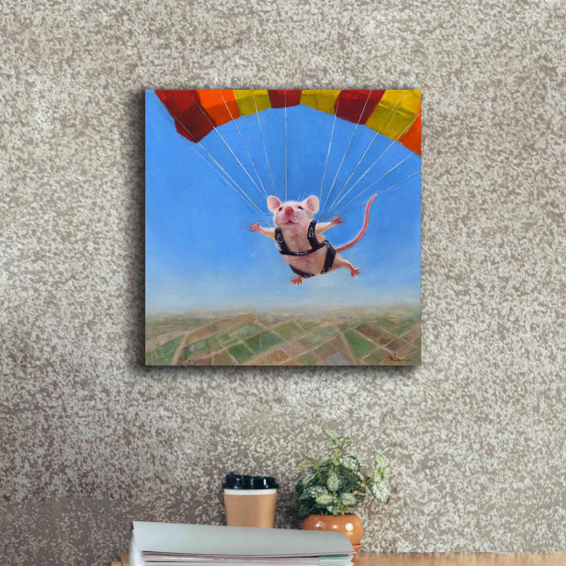 'Geronimo' by Lucia Heffernan, Canvas Wall Art,18x18