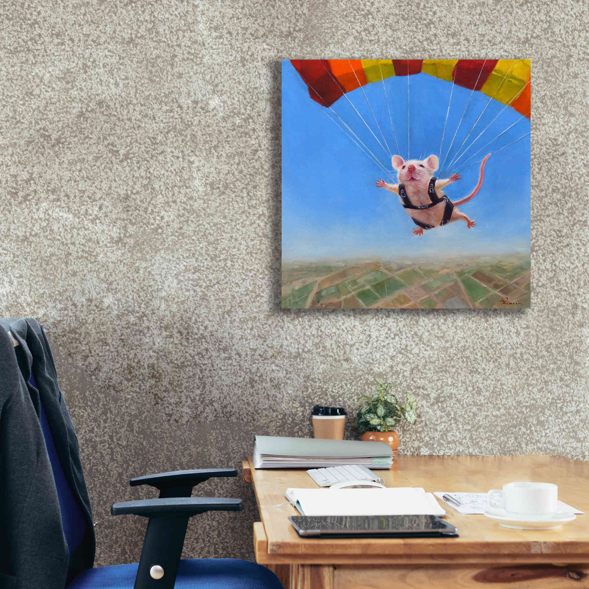 'Geronimo' by Lucia Heffernan, Canvas Wall Art,26x26