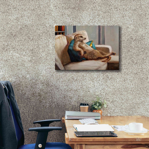 Image of 'Couch Potato' by Lucia Heffernan, Canvas Wall Art,26x18