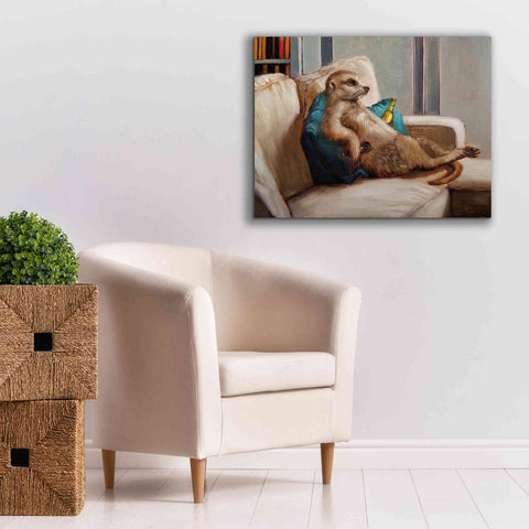 Image of 'Couch Potato' by Lucia Heffernan, Canvas Wall Art,34x26