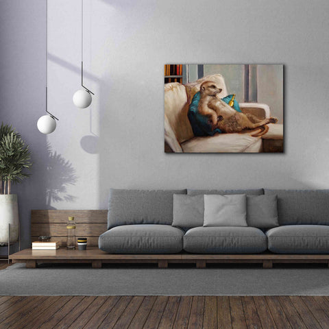 Image of 'Couch Potato' by Lucia Heffernan, Canvas Wall Art,54x40