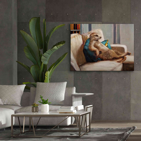 Image of 'Couch Potato' by Lucia Heffernan, Canvas Wall Art,54x40