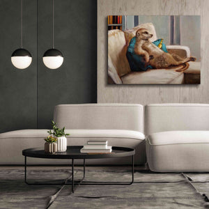 'Couch Potato' by Lucia Heffernan, Canvas Wall Art,54x40