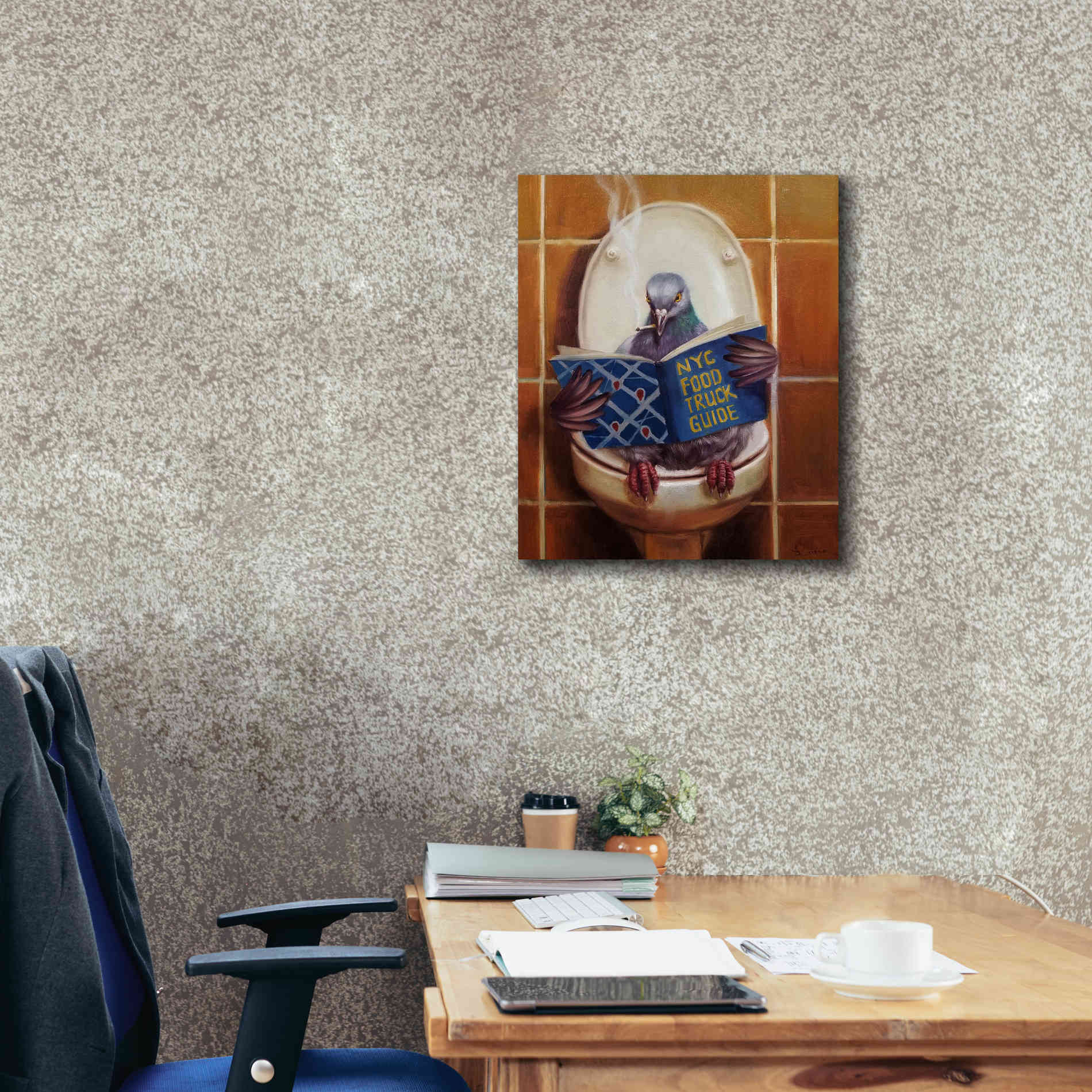 'Stool Pigeon' by Lucia Heffernan, Canvas Wall Art,20x24