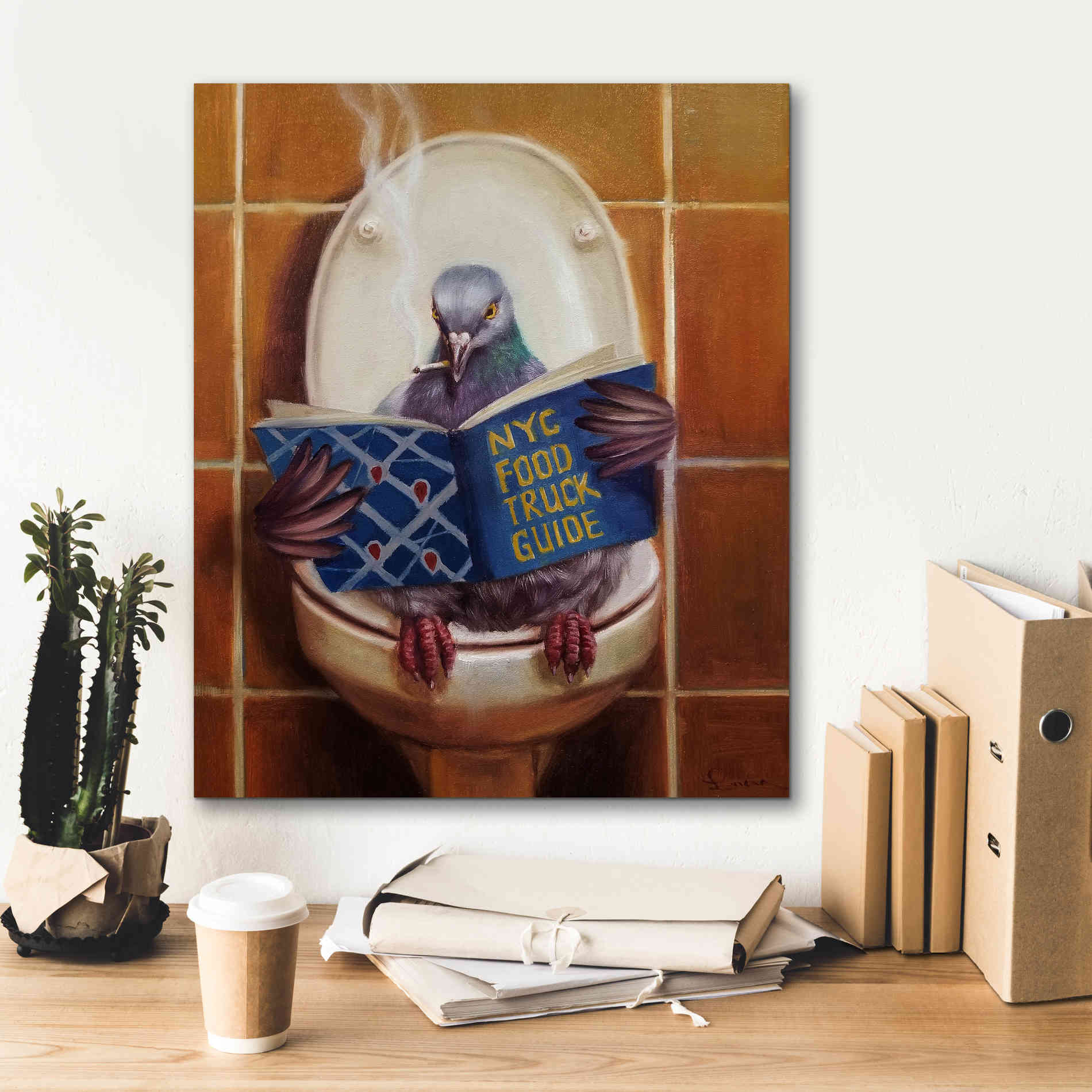 'Stool Pigeon' by Lucia Heffernan, Canvas Wall Art,20x24