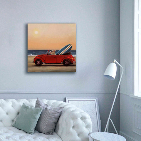 Image of 'Beach Bound' by Lucia Heffernan, Canvas Wall Art,37x37