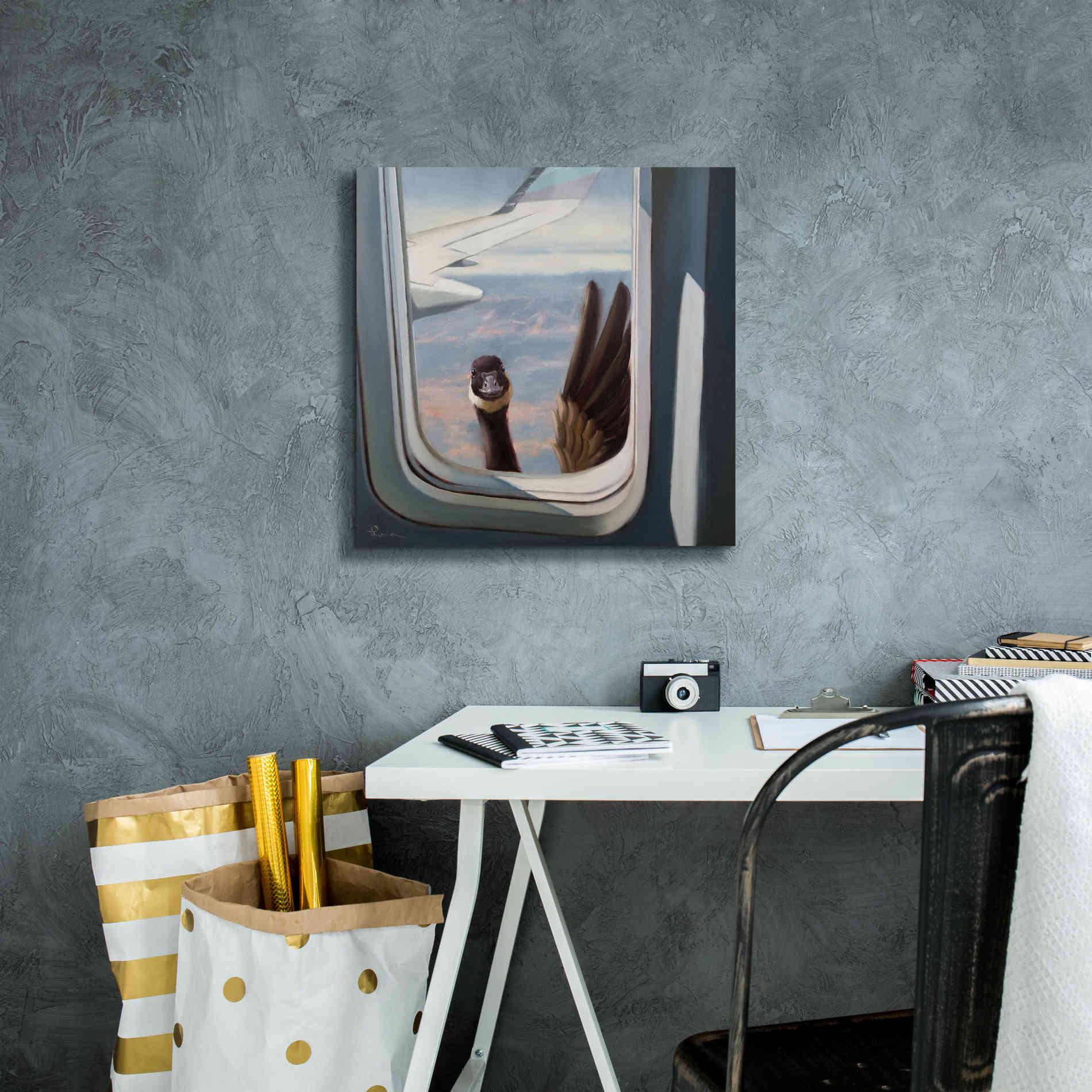 'Friendly Skies' by Lucia Heffernan, Canvas Wall Art,18x18