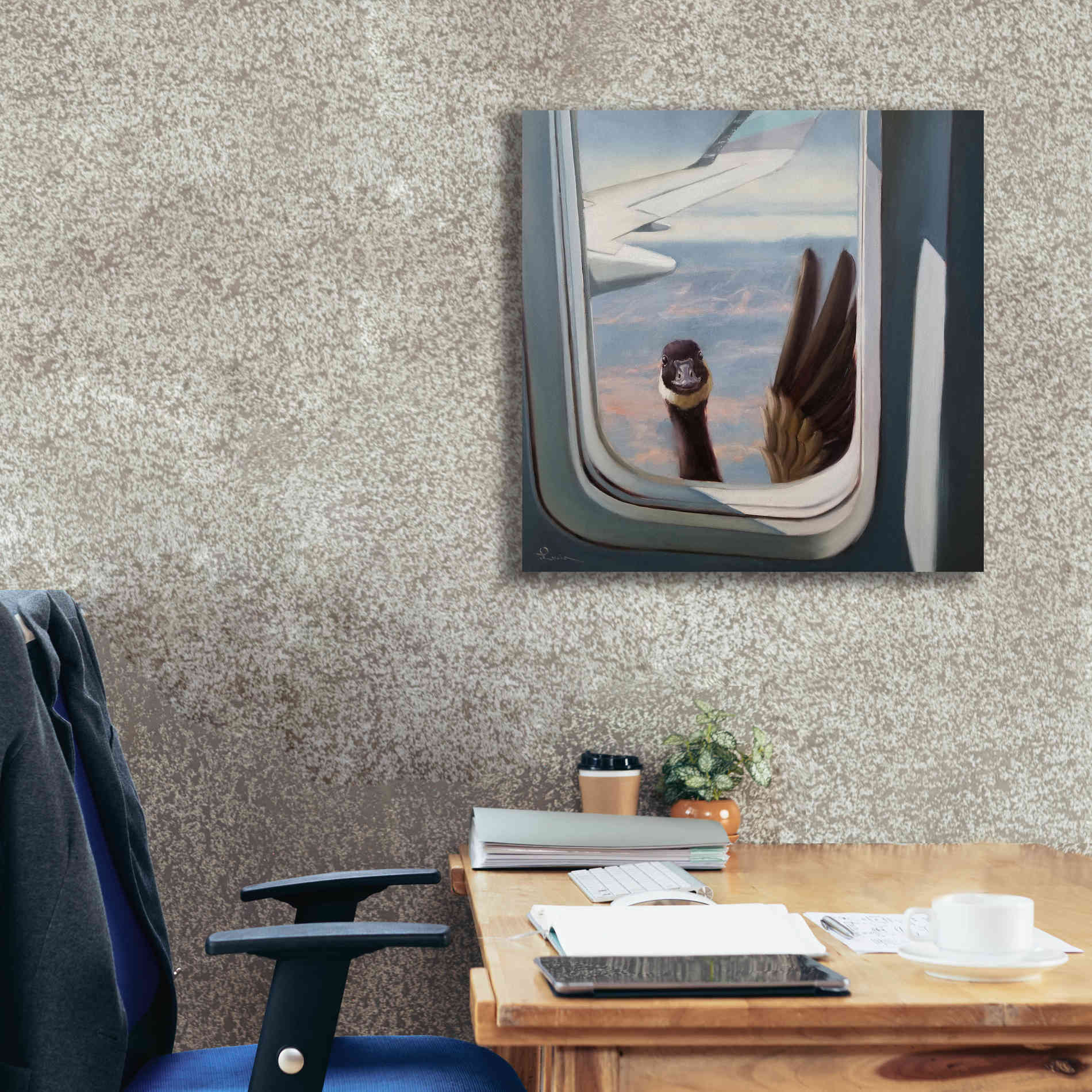 'Friendly Skies' by Lucia Heffernan, Canvas Wall Art,26x26