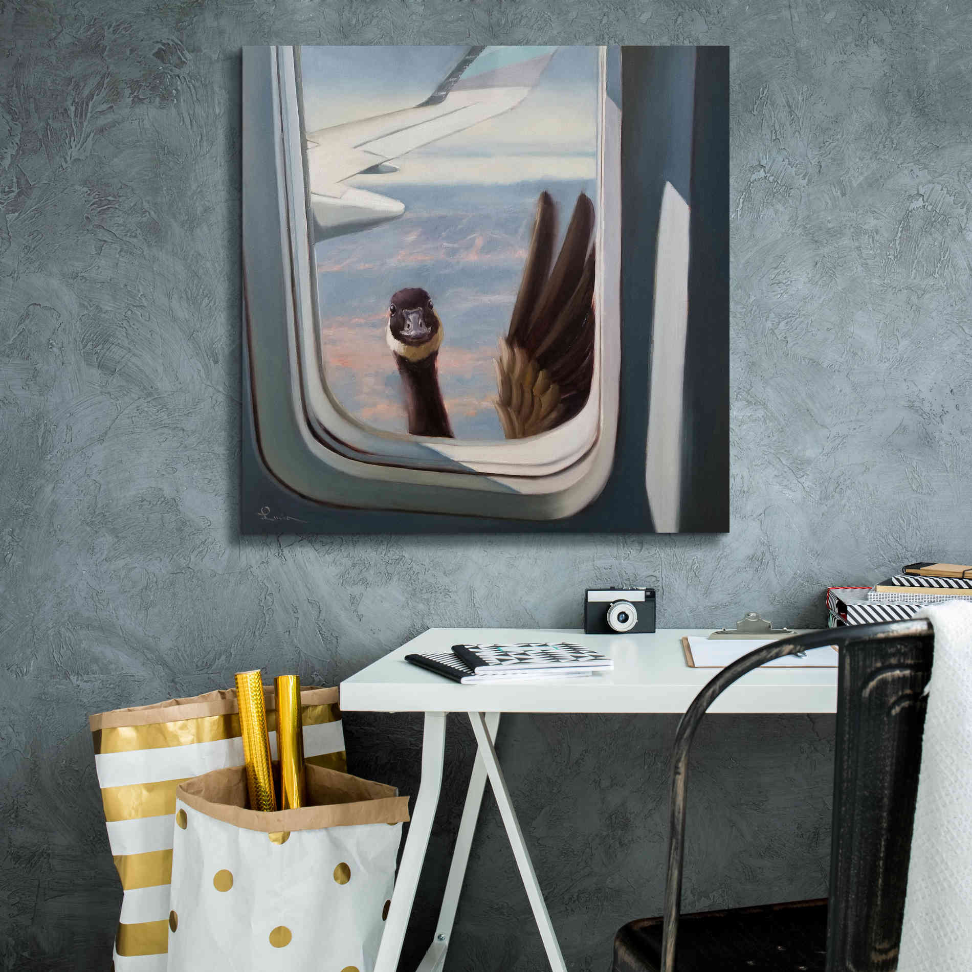 'Friendly Skies' by Lucia Heffernan, Canvas Wall Art,26x26