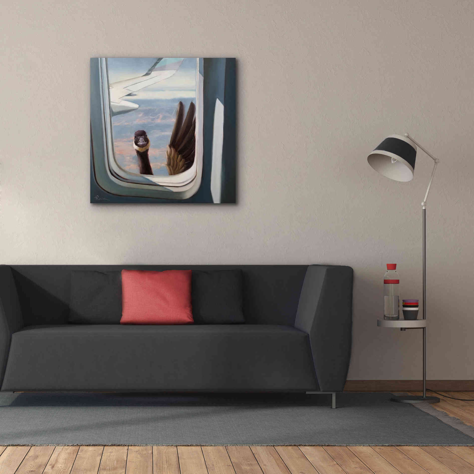'Friendly Skies' by Lucia Heffernan, Canvas Wall Art,37x37