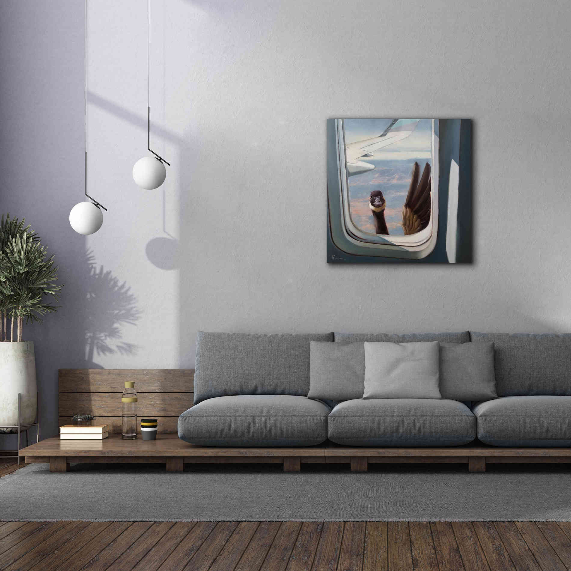 'Friendly Skies' by Lucia Heffernan, Canvas Wall Art,37x37