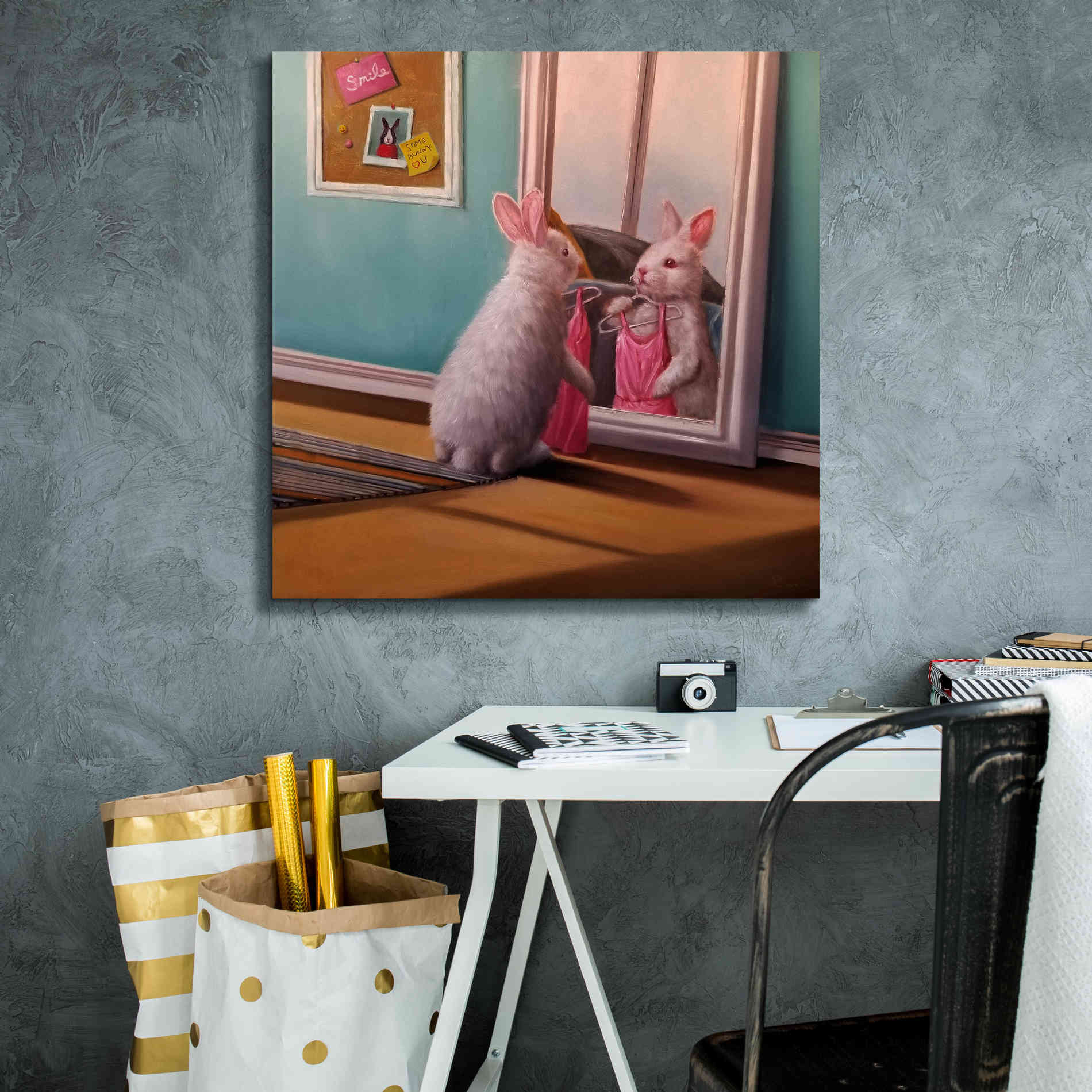 'Date Night' by Lucia Heffernan, Canvas Wall Art,26x26