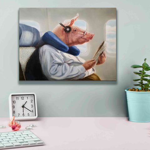 Image of 'When Pigs Fly No. 2' by Lucia Heffernan, Canvas Wall Art,16x12