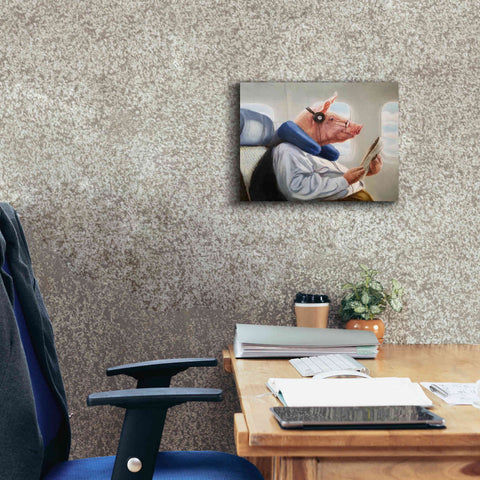 Image of 'When Pigs Fly No. 2' by Lucia Heffernan, Canvas Wall Art,16x12