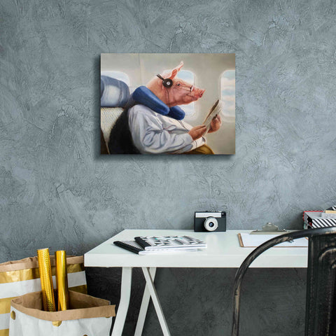 Image of 'When Pigs Fly No. 2' by Lucia Heffernan, Canvas Wall Art,16x12