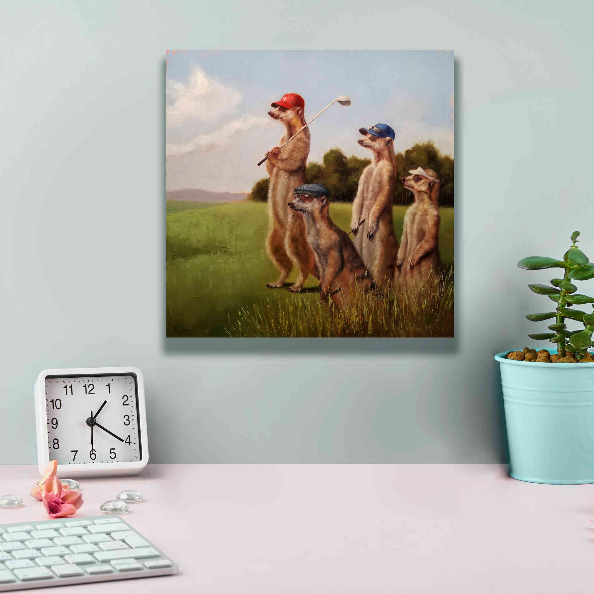 'Menâ€™s Day' by Lucia Heffernan, Canvas Wall Art,12x12