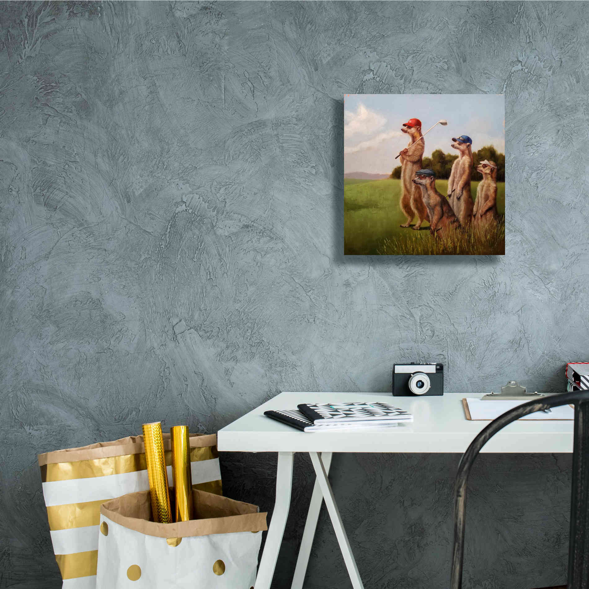 'Menâ€™s Day' by Lucia Heffernan, Canvas Wall Art,12x12