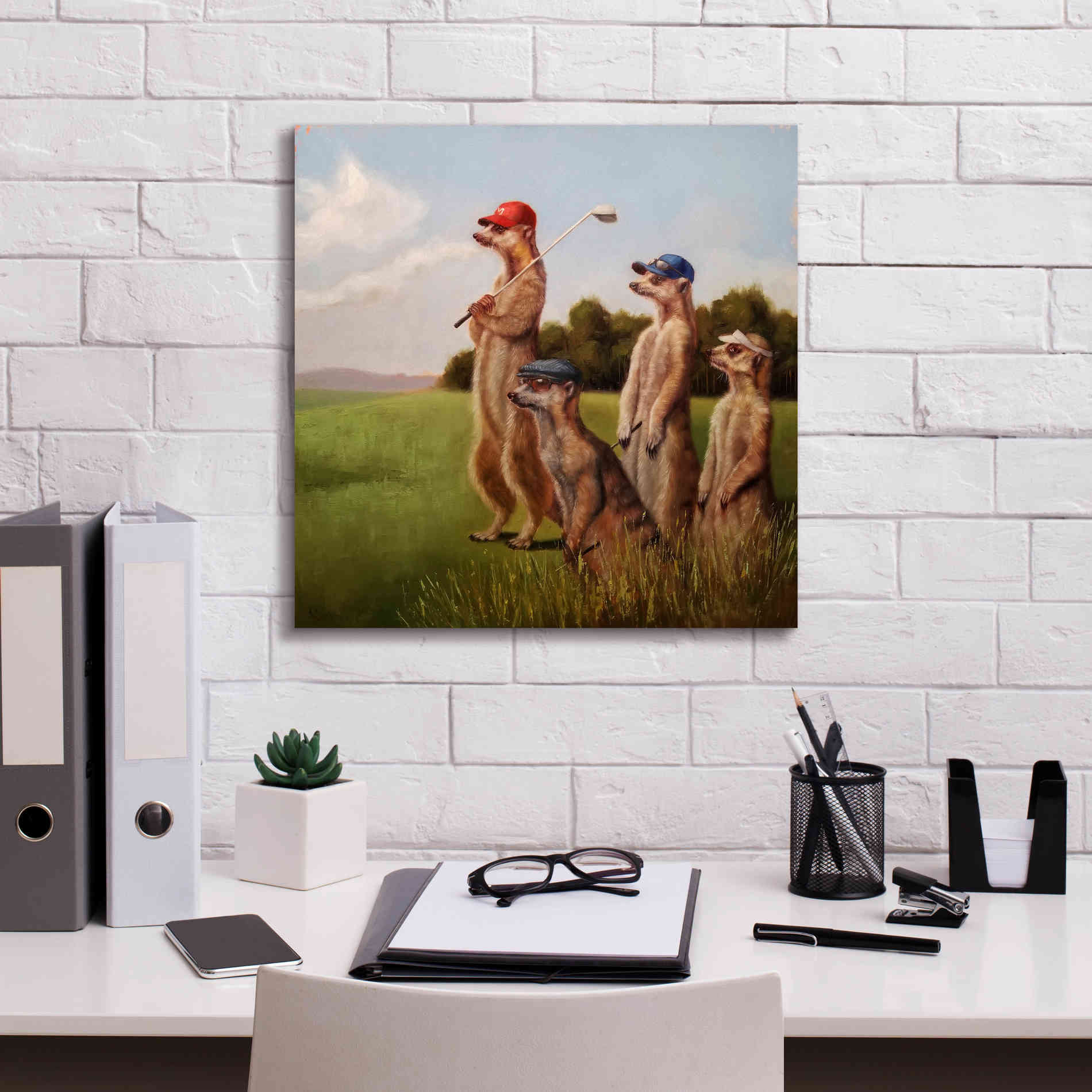 'Menâ€™s Day' by Lucia Heffernan, Canvas Wall Art,18x18