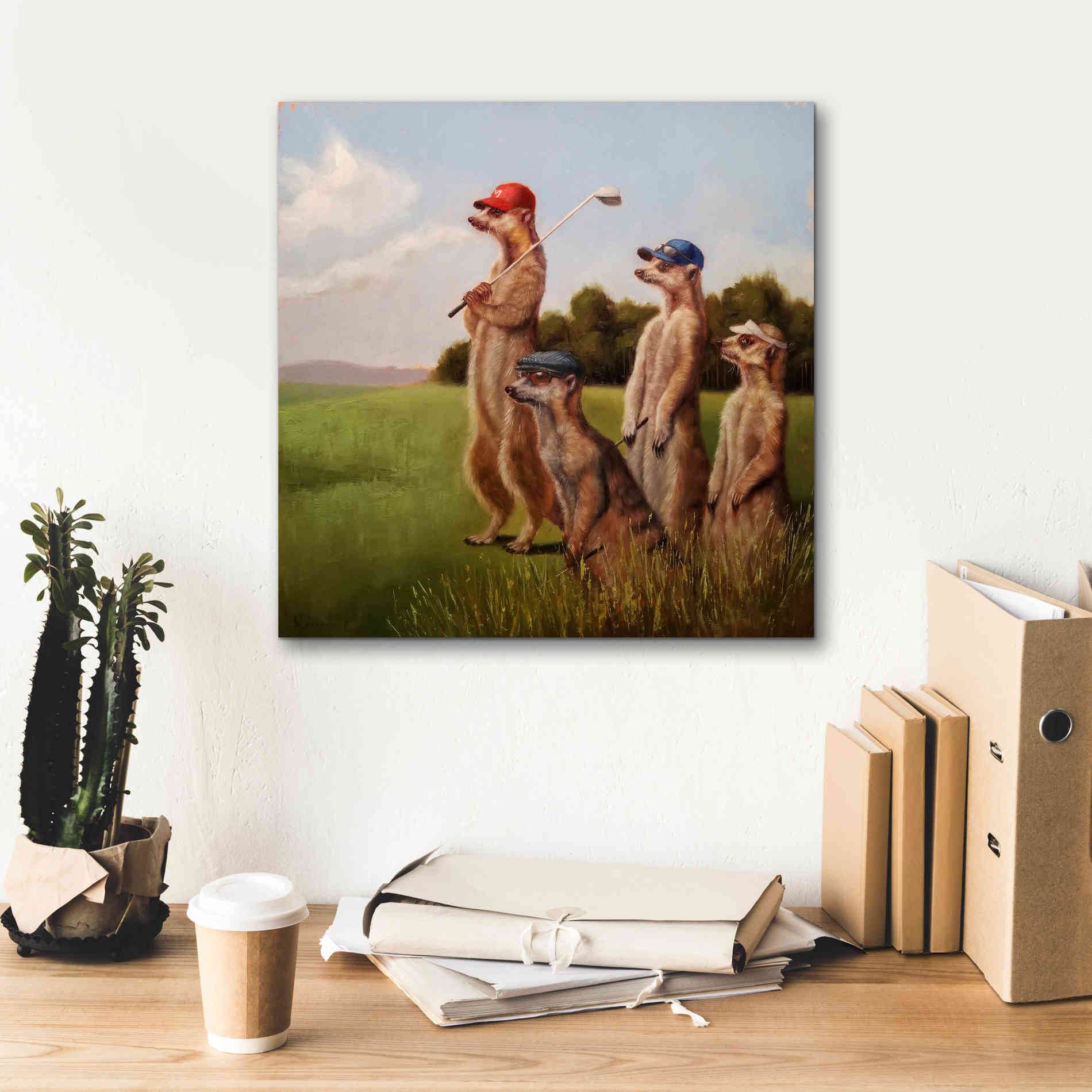 'Menâ€™s Day' by Lucia Heffernan, Canvas Wall Art,18x18