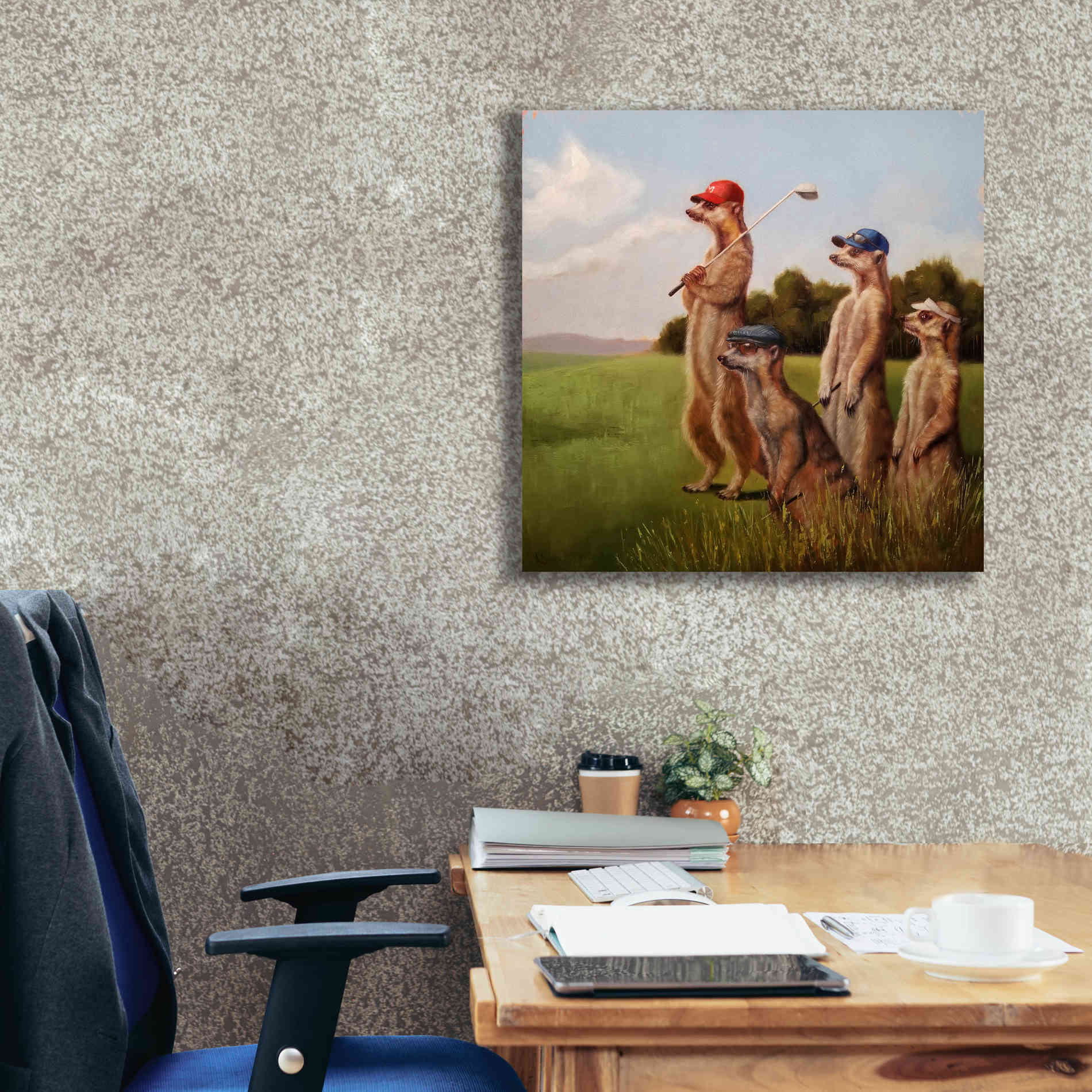 'Menâ€™s Day' by Lucia Heffernan, Canvas Wall Art,26x26