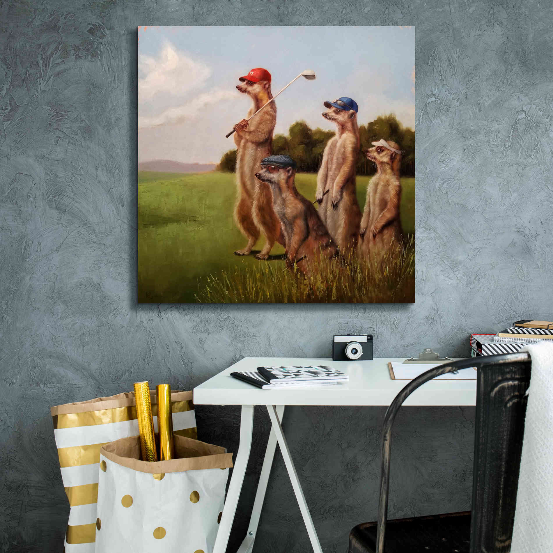 'Menâ€™s Day' by Lucia Heffernan, Canvas Wall Art,26x26