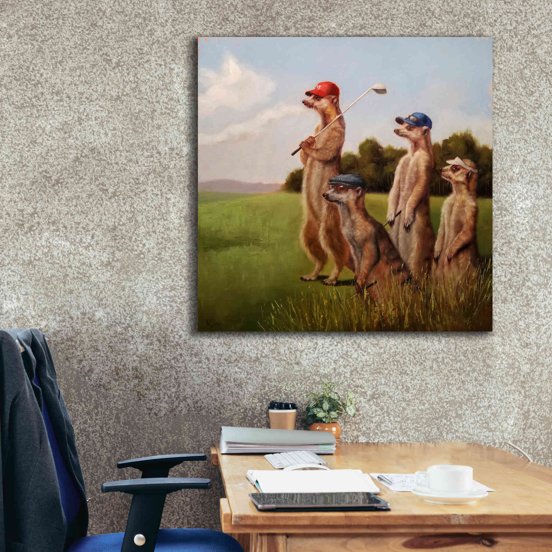 'Menâ€™s Day' by Lucia Heffernan, Canvas Wall Art,37x37