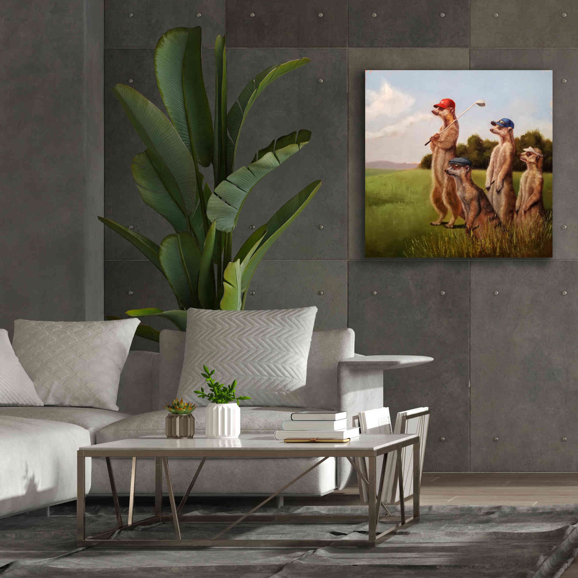 'Menâ€™s Day' by Lucia Heffernan, Canvas Wall Art,37x37