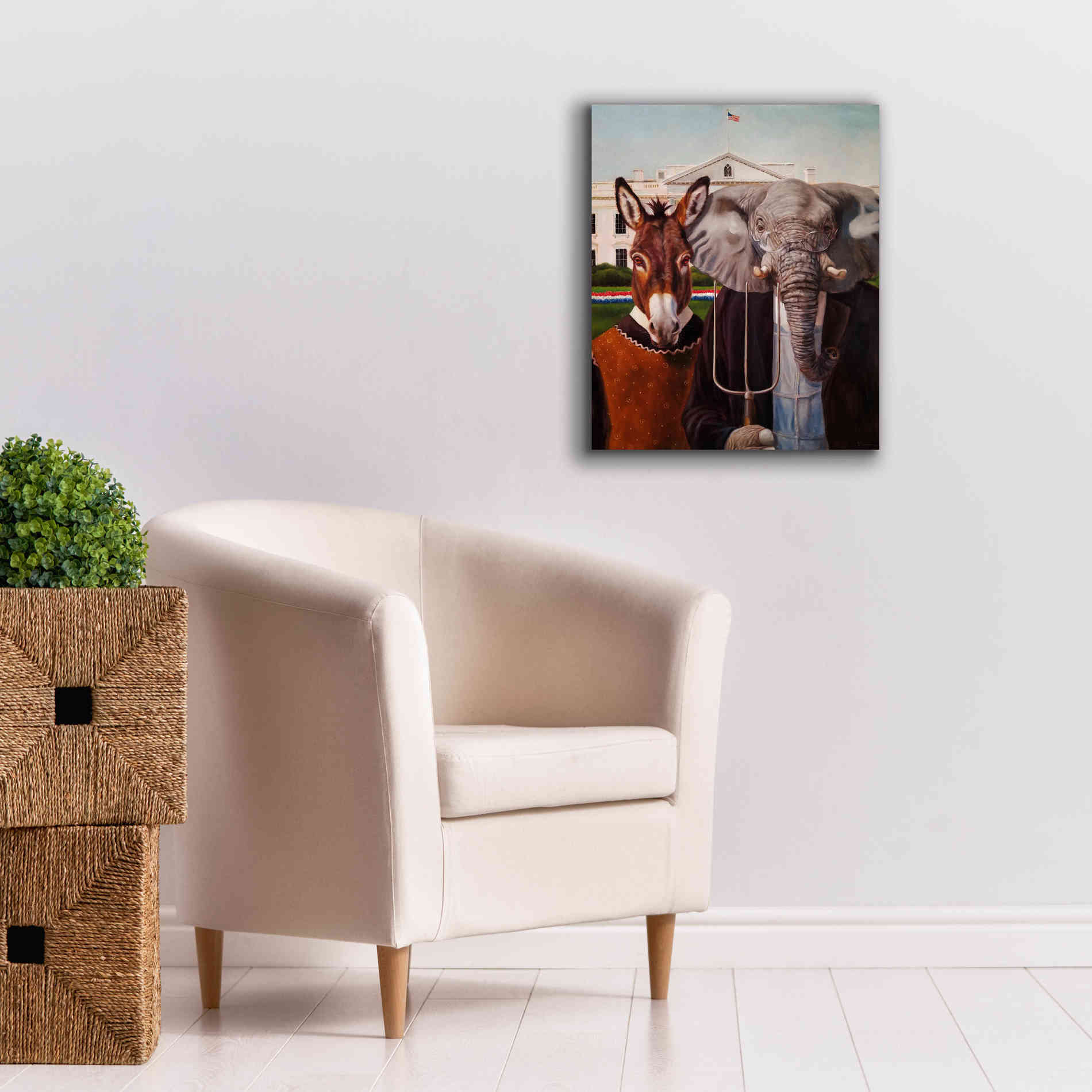 'Washington Gothic' by Lucia Heffernan, Canvas Wall Art,20x24