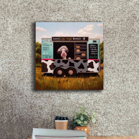 Image of 'Cowpies' by Lucia Heffernan, Canvas Wall Art,18x18
