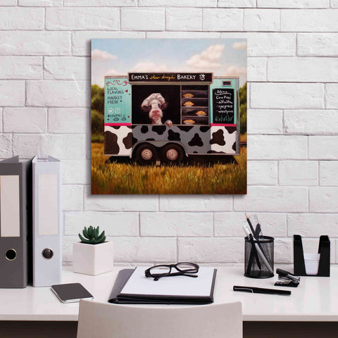 Image of 'Cowpies' by Lucia Heffernan, Canvas Wall Art,18x18