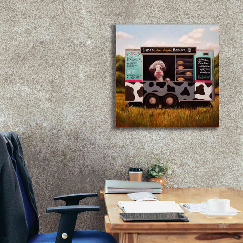 Image of 'Cowpies' by Lucia Heffernan, Canvas Wall Art,26x26