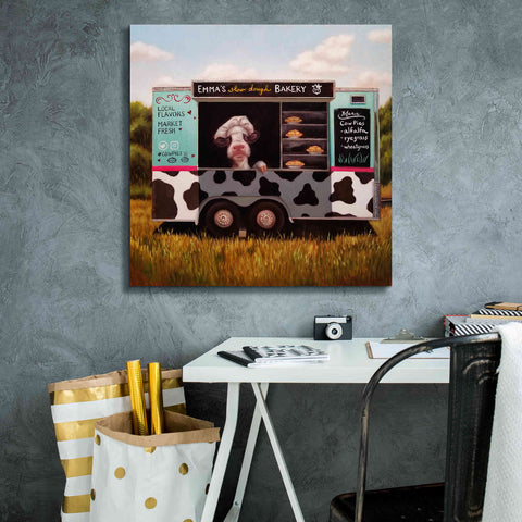 Image of 'Cowpies' by Lucia Heffernan, Canvas Wall Art,26x26
