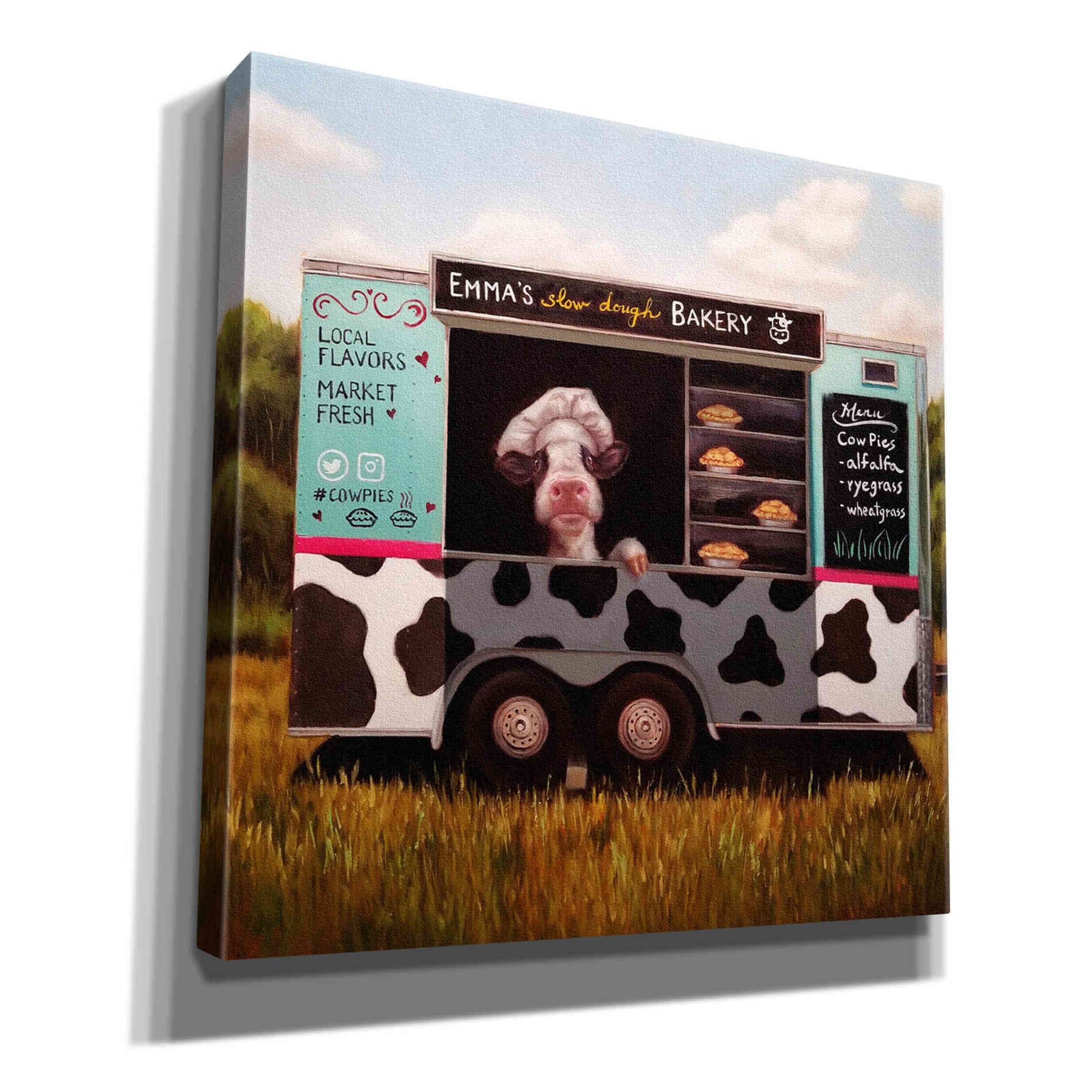 'Cowpies' by Lucia Heffernan, Canvas Wall Art