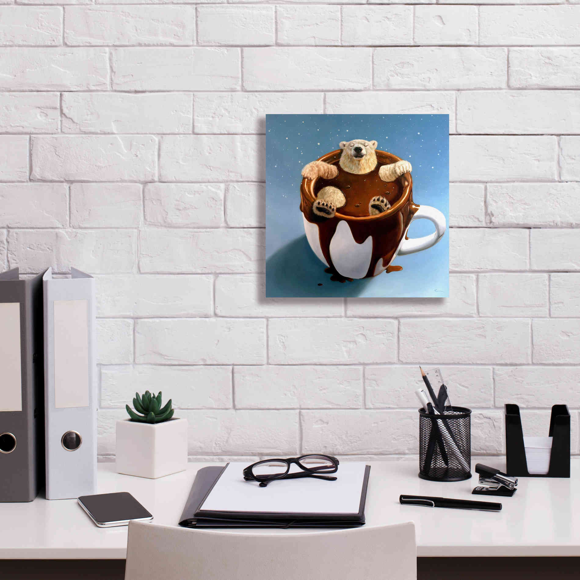 'Chocolate Spa' by Lucia Heffernan, Canvas Wall Art,12x12