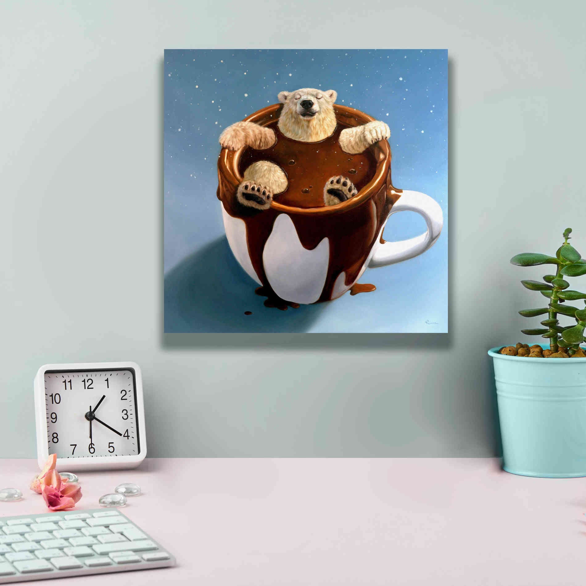 'Chocolate Spa' by Lucia Heffernan, Canvas Wall Art,12x12