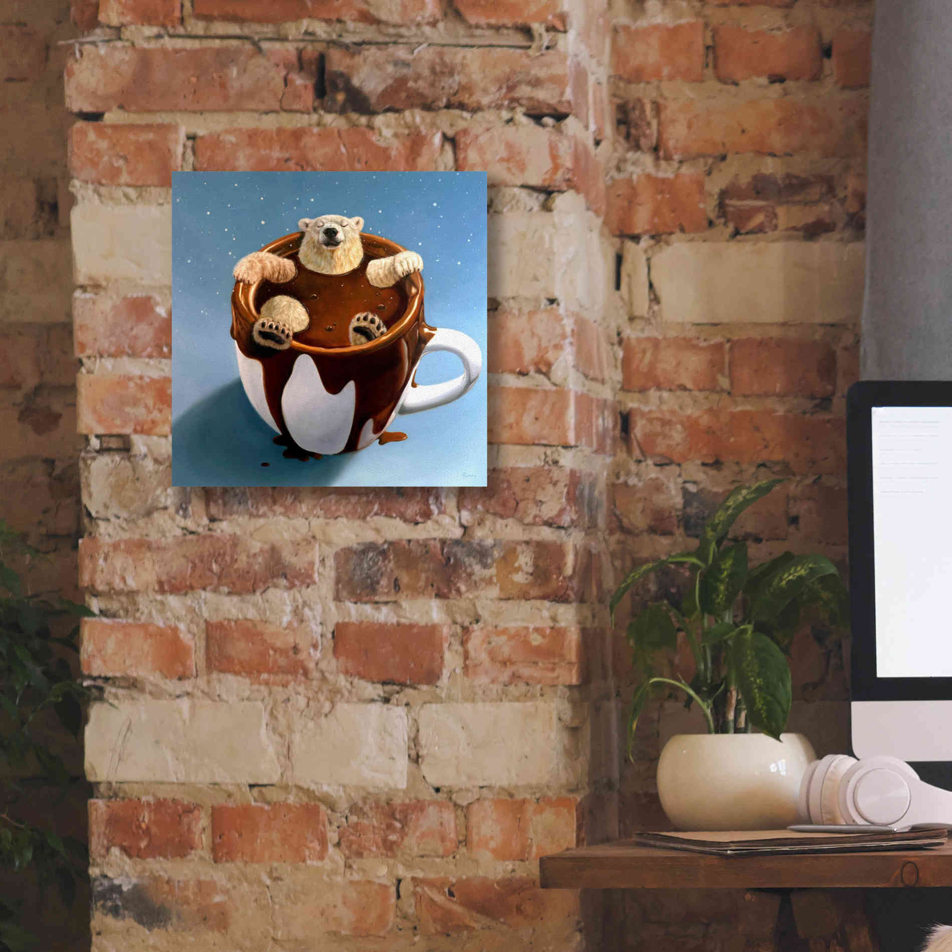 'Chocolate Spa' by Lucia Heffernan, Canvas Wall Art,12x12